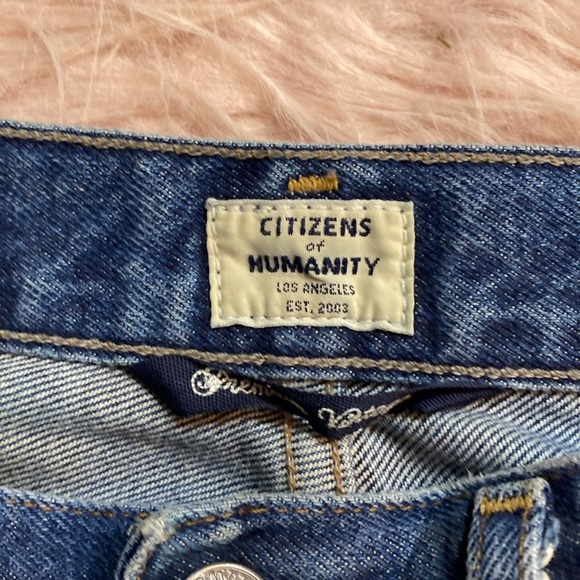 Citizens of Humanity Dree Crop High Rise Slim Straight Leg Jeans sz 27 - Picture 7 of 12